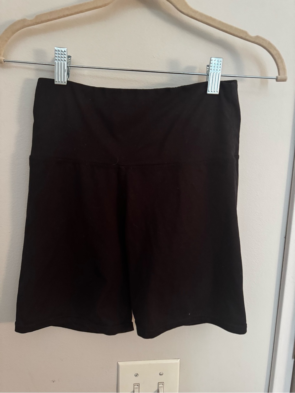 BUNDLE OF 3 biker yoga shorts - mauve, black and navy - Picture 10 of 11